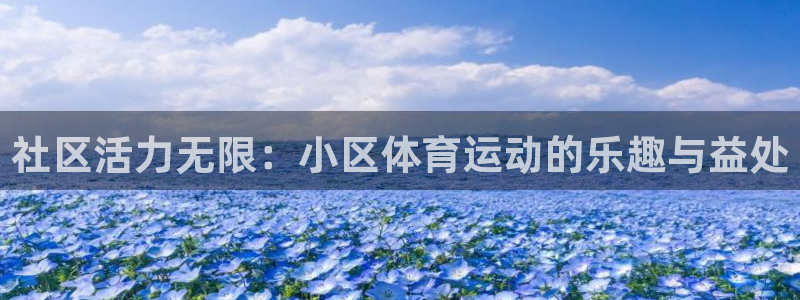 杏鑫招商：社区活力无限：小区体育运动的乐趣与益处