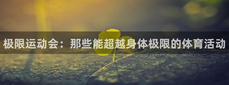 杏鑫2官网：极限运动会：那些能超越身体极限的体育活动