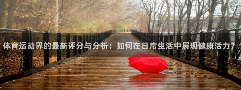 杏鑫kgame：体育运动界的最新评分与分析：如何在日常生活中展现健康活力？